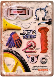 Old School BMX 1981 SCHWINN Vintage Magazine Ad Reproduction Metal Sign B1349 - Picture 1 of 2