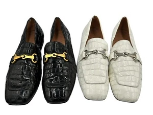 2 Stück: Mara Bini Leder Halbschuhe in schwarz-weiß Gr.41 - Bild 1 von 10