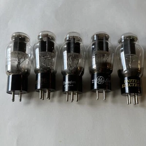 (5) Mix Brand 2A3 Black Plate Vintage Electronic Output Vacuum Tubes - Picture 1 of 13