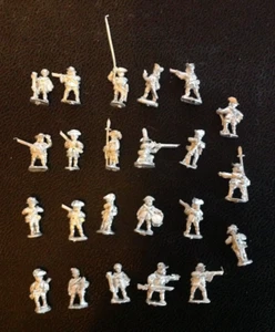 23 PENDRAKEN INFANTRY MEN . Free UK Postage - Picture 1 of 3