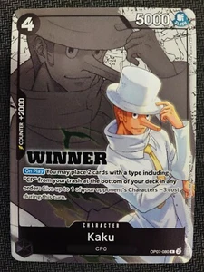 One Piece Card Game - Kaku - Winner Promo Foil (ENG) OP07-080 - Picture 1 of 2