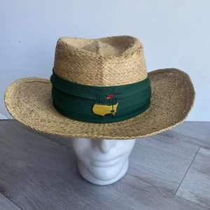 Masters Augusta National Straw Sun Hat Size S/M Biltmore Vintage Made in Canada - Picture 1 of 13