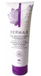 DERMA E Crepey Skin Pre-Treatment Exfoliating Scrub Unisex Scrub 6 oz - Picture 1 of 7