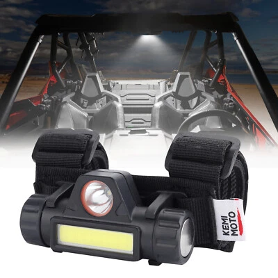 Upgraded Bracket LED Dome Light Roll Bar Mount for UTV ATV Polaris RZR Golf Cart - Image 1 of 4