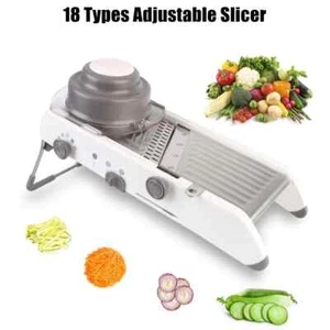 Cortador Rallador Cortador de Verduras Accesorios de Cocina Cuchillas Seguras Multifuncional - Imagen 1 de 6