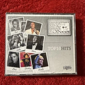 🌟READERS DIGEST🌟3X CD SET🌟UNFORGETTABLE🌟TOP 10 HITS🌟SEALED - Picture 1 of 2