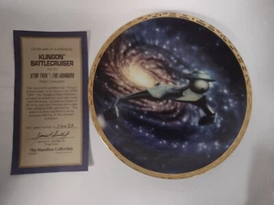 Placa de crucero de batalla klingon colección Hamilton Star Trek The Voyagers - Imagen 1 de 2