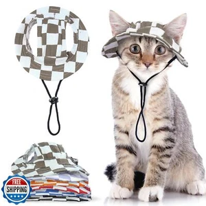 QBLEEV Cat Hats for Cats Only, Sphynx Hat with Ear Hole, Kitten Headwear Mini - Picture 1 of 5