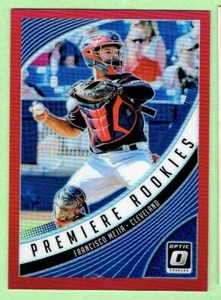 FRANCISCO MEJIA Indians ~ 2018 Donruss Optic Premiere Rookies Red #/99 ~ FREE SH - Picture 1 of 1