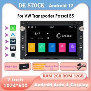 7" Für Passat B5 Golf 4 Sharan Bora T4 T5 Autoradio GPS NAV Android Carplay DAB+