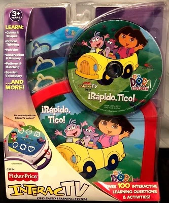 NEW Dora the Explorer Rapido Tico for Fisher Price InteracTV DVD Learning System - Image 1 of 4