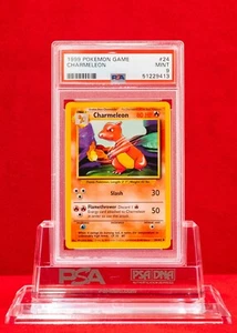 PSA 9 MINT Unlimited Charmeleon #24/102 Pokémon Base Set  - Picture 1 of 5