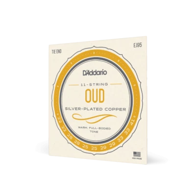 D'Addario EJ95 Oud/11-String Set, Silver Plated Copper - Image 1 of 4