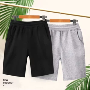 Kinder Baumwolle Jogginghose lose Mid-Waist Shorts Sommer dünn Kinder Freizeithose - Bild 1 von 22