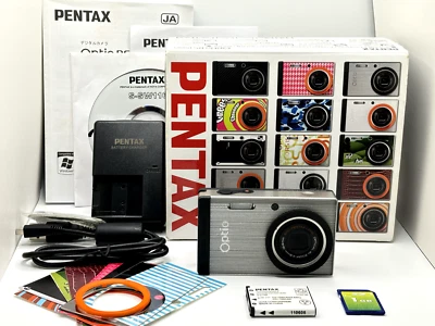 Pentax Optio RS1500 14MP Digital Camera - Silver "Many dress-up covers" Japan - Image 1 of 4