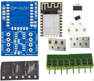 RGB LED Strip KIT, 3x 10A Kanäle,ESP-12 MOD (E/F) WIFI Modul, Bauteile - Neu! - Bild 1 von 4