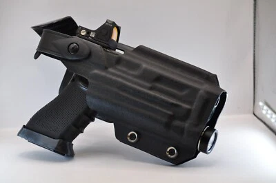 Glock 17/19 Custom L2kydex right hand holste optics and x300/XH35/tlr1 flashligh - Image 1 of 4