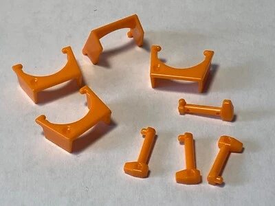 LEGO Star Wars 8 parts ORANGE VISORS & MICROPHONE FROM 75359 - Image 1 of 2