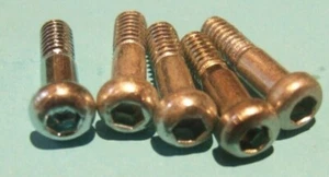 Cinco pernos pivotantes Meccano Allen, 9/16" de largo, parte A147d - Imagen 1 de 1