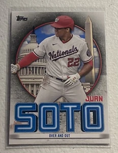 JUAN SOTO - 2021 Topps Series 2 - OVER AND OUT - JSH-28 Insert - Nationals - Picture 1 of 2