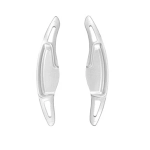 For Genesis G80 2017-2020 Sport Silver Steering Wheel Shift Paddle Extension - Picture 1 of 3
