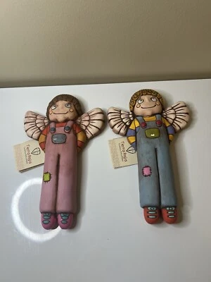 Tierra Rojo手工陶瓷壁挂艺术花园天使家居装饰民间艺术 — 第 1/4 张图片