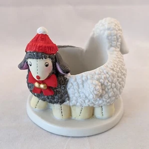 Colonial Candle of Cape Cod Sheep Votive Holder Ceramic EUC - Christmas - Picture 1 of 9