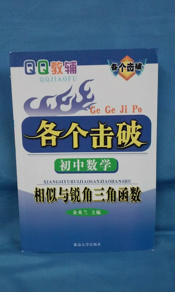Junior High School Trigonometry, 各个击破：初中数学（相似与锐角三角函数Jin Ying Lan, 210225 - Image 1 of 1