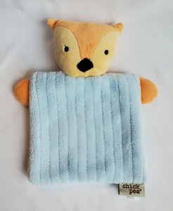 Mini Manta de Seguridad Bebé Peluche Azul Chick Pea Fox Lovey Lovie - Imagen 1 de 5