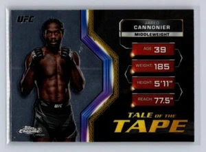 2024 Topps Chrom UFC #TFT-19 Jared Kanonier - Geschichte vom Band - Mittelgewicht - Bild 1 von 2