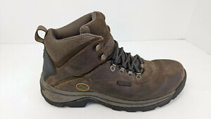 Timberland White Ledge Hiking Boots, Brown Leather, Men's 9 M