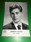 Cartolina Musica - Cantante Roberto Davini 1960 ca  ( rif. 35038 )