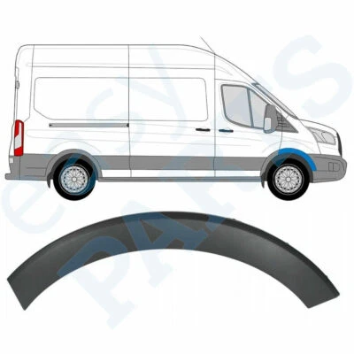 FORD TRANSIT 2014- Garniture de Moulure D'aile Avant / Droite - Photo 1/3