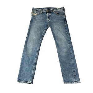 Diesel Mens Jeans Slim Tapered Faded Light Blue Denim Washed Belther-R W33 L32 - Picture 1 of 11