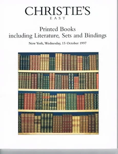 Christie's - Gedruckte Bücher inkl. Literatur, Sets & Einbindungen - 15. Oktober 1997 - Bild 1 von 1