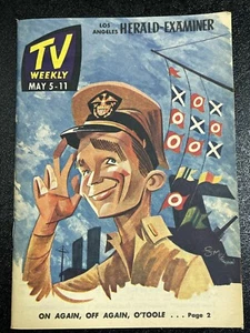 Vintage Los Angeles Herald Examiner TV Weekly 1963 Dean Jones Ensign O'Toole  - Bild 1 von 7