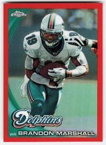 Topps 2010 cromo naranja refractores Brandon Marshall #C5 Miami Dolphins - Imagen 1 de 2