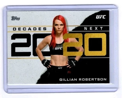 2020 Topps UFC Gillian Robertson Rookie 1st Card (RC) - Image 1 of 2