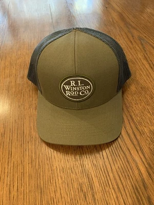 R.L. Sombrero de camionero Winston Fly Rod_Olive_Gorra de pesca Foto 1 de 2