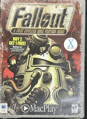 Fallout  1 Macintosh Mac MacPlay OS X New Sealed - Image 1 of 4
