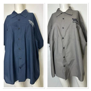 CAMICIA ABBOTTONATA CORNER STONE BRAND XL MARCA SAMUEL ADAMS X 2 blu e grigia - Foto 1 di 7