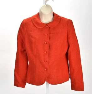 John Meyer of Norwich Wool Button Down Textured Fall Jacket Size 12 - Picture 1 of 3