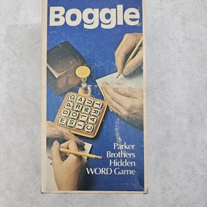 Juego de palabras ocultas vintage Parker Brothers Boggle No. 104 1976 completo usado - Imagen 1 de 13