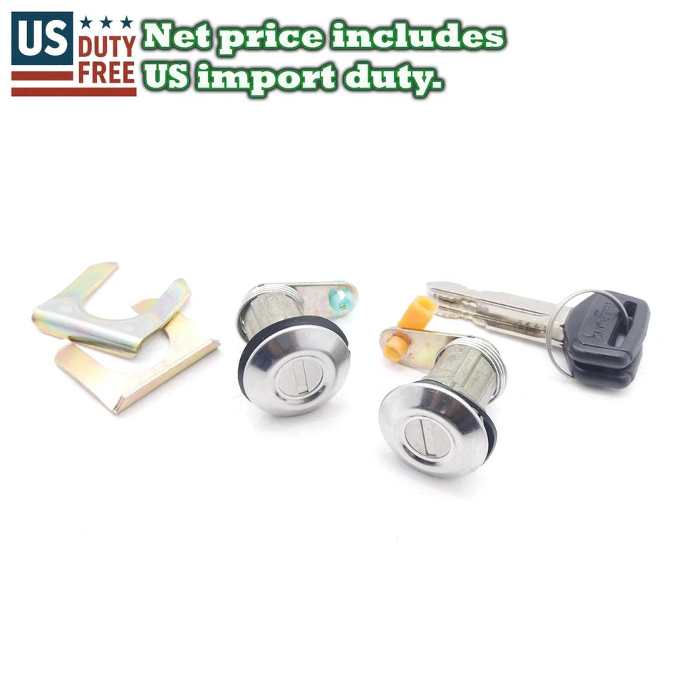 Par de clips de retención y bloqueo de puerta Fit 1978-1982 Toyota Tercel Corsa AL10 AL11 AL12 Foto 1 de 4