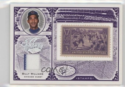 2005 Leaf Century Collection Stamps Centennial Materials /39 Billy Williams HOF - Image 1 of 2