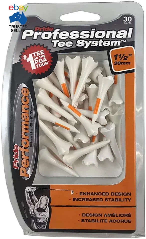 Pride Performance Professional Tee System Plastic Golf Tees