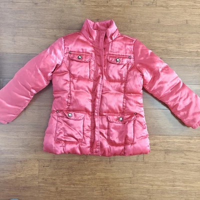 Canyon River Blues Kids Girls Medium 10-12 Outerwear Coat Pink Kids Girls Shiny - Image 1 of 4