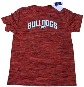 Nike L Large TEE Dri-Fit Georgia Bulldogs UGA On-Field Velocity Shirt Men - Picture 1 of 12