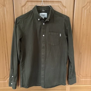 Carhartt Wip Dalton Flannel Shirt Long Sleeve Size S - Picture 1 of 10