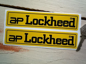 AP Lockheed Racing car stickers Rally Superbike Kart - Picture 1 of 1